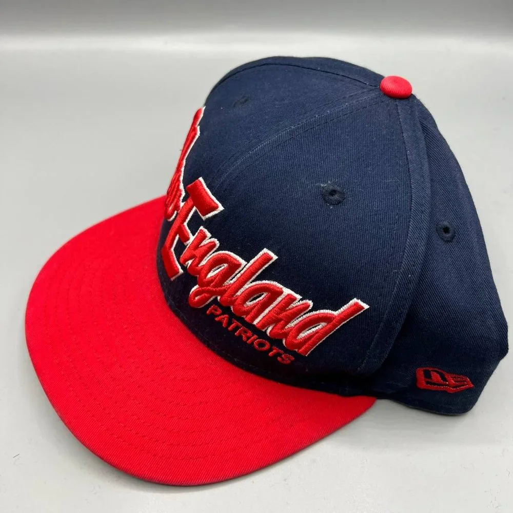 New England‎ Patriots NFL 9Fifty New Era Hat Snap back Cap Red Navy Men